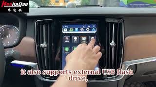 Apple CarPlay in Volvo XC60 S90 V90 Android Auto Upgrade Car Stereo System Autoradio Touchscreen [upl. by Amandi738]