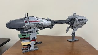 LEGO STAR WARS UCS NEBULON B FRIGATE SET REVIEW REPUBLIC BRICKS [upl. by Assilrac884]