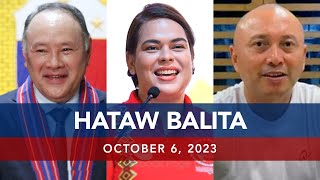 UNTV HATAW BALITA  October 6 2023 [upl. by Ynnelg]