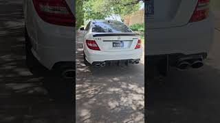 This W204 C63 sounds insane Is this the best setup Stock headers with an Azora Motorsport catback [upl. by Ettennahs517]