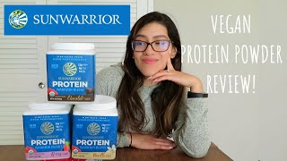 Sunwarrior VEGAN Protein Powder Review  Warrior Blend  Taste amp Cook Test [upl. by Lucia]