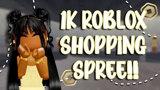 1k Roblox Shopping Spree  stxr1ana [upl. by Amsirhc]