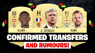 FIFA 21  NEW CONFIRMED TRANSFERS amp RUMOURS  FT ALABA KANE WENGER etc [upl. by Irrabaj]