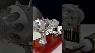 12cylinder propeller engine model science and education toy [upl. by Patrica]