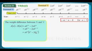 HKDSE 2012 Maths Core Paper 1 Q19 Geometric Sequence Quadratic Inequalities amp Time Line [upl. by Civ427]