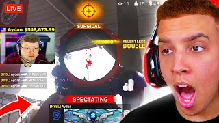 Spectating Aydan NEW WORLD RECORD KILLS in Warzone Best Loadout Meta [upl. by Harahs]