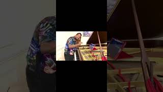 Cleaning Grand Piano Strings cleaning grandpiano strings clean shine fun pianotutorial piano [upl. by Mackintosh]