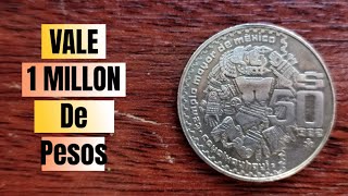 VALE 1 MILLON DE PESOS  Monedas de México  monedas Mexicanas Mexican coins [upl. by Stambaugh883]