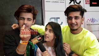 Bhavin Bhanushali Vishal Pandey and Sameeksha Sud Full Exclusive Interview At Badnaam Song Launch [upl. by Alue692]