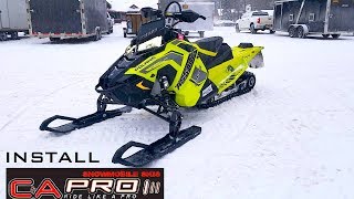 CampA Pro ski Install  Polaris Axys 850 Patriot  S37 [upl. by Gillmore]