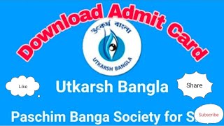 How To Download pbssd admit card 2021 [upl. by Adelheid]