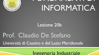 Lezione 20b Fondamenti di Informatica [upl. by Licko]