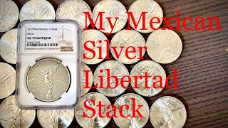 My Mexican Libertad Silver Stack [upl. by Lemmuela]