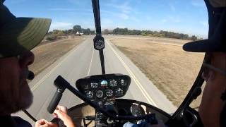 Robinson R22 Autorotation with Instruction [upl. by Templas]