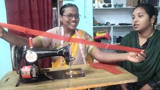 Teaching Tailoring  Ma kodaliki టైలరింగ్ nerpicha mitrama  Easy way to Learn Tailoring  village [upl. by Innad815]