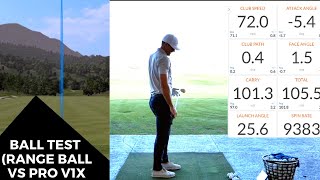 BALL TEST RANGE BALL VS PRO V1x [upl. by Genni]