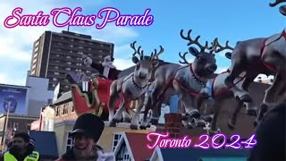 LIVE Toronto Santa Claus Parade 2024 full video  Merry Christmas Canada [upl. by Nivram]