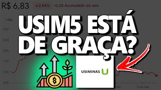 USIM5 USIMINAS ESTÃ MUITO BARATA DIVIDENDOS PARA 2023 E PREÃ‡O ALVO [upl. by Notsew151]