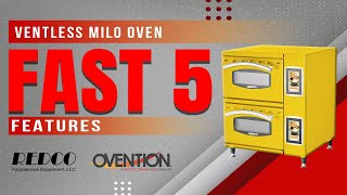 Ovention MiLO Oven Fast 5 Features [upl. by Inahc525]