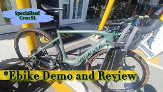 Specialized Creo SL  Ebike Demo and Review  Demo provided by MackCycle [upl. by Caldera]