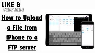 How to Upload a File from iPhone to a FTP server [upl. by Stanislas]