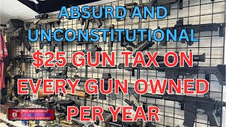 quotHARM REDUCTION FEEquot The Most Absurd and Unconstitutional Gun Tax I Have Ever Heard Of [upl. by Biagi936]