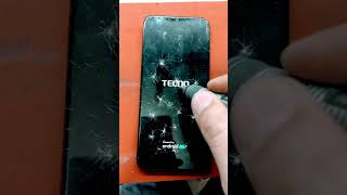 Techno spark 7T Crack Glass Change And Screen Replacement Available ✅🔥 youtubeshorts shorts [upl. by Blythe484]