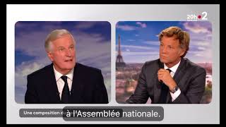 Nous ne sommes pas en cohabitationquotMiche Barnier justifie la composition [upl. by Terle]