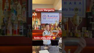 Classic Margarita Cocktail  kantipur hotel training center shorts pokhara bartender nepal bar [upl. by Randal]