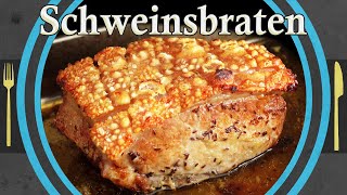 das einfachste Schweinsbraten Krustenbraten Rezept mit knuspriger Kruste [upl. by Wini]