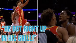 HAWKS vs NETS Get Testy  Nic Claxton EJECTED for FLAGRANT 2 Foul on Dyson Daniels [upl. by Leuas]