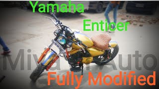 Yamaha Enticer fully Modified  Miya Ji Auto [upl. by Annayi]