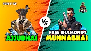 Ajjubhai94 vs Munnabhai Best Clash Battle Who will Win  Garena Free Fire [upl. by Atiloj]