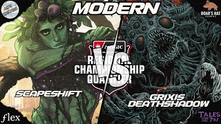 Scapeshift VS Grixis Deaths Shadow MTG Modern [upl. by Colbye404]