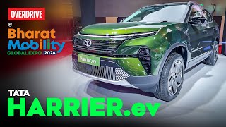 Productionspec Tata Harrier EV walkaround  the first AWD Tata EV I odmag [upl. by Lanuk]