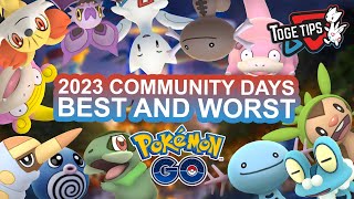 Ranking 2023s Community Days  Pokemon Go [upl. by Yehc]