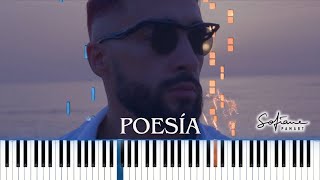 SOFIANE PAMART  POESÍA  Sheets  Piano Tutorial [upl. by Razec949]