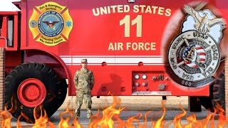 The US Militarys Firefighter Academy  A Day in the Life [upl. by Ccasi]