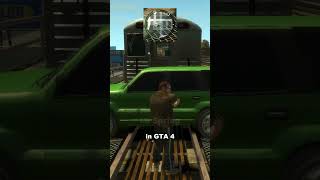 IF A TRAIN HITS A CAR AND THE CAR HITS THE CHARACTER IN GTA GAMES [upl. by Riccardo]