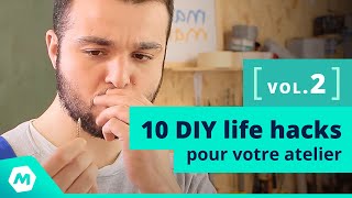 Astuces bricolage  10 DIY life hacks pour votre atelier tuto bricolage  ManoMano [upl. by Lenox]