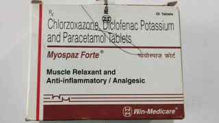 Myospaz Forte Tablets in hindi Review [upl. by Yleek349]