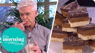 Phil Vickerys Deliciously Naughty Millionaires Shortbread  This Morning [upl. by Dimo]