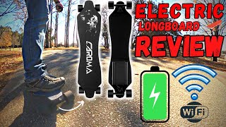 Caroma 4 Speed Electric Skateboard with Remote quotWalkthroughReviewquot [upl. by Charie]