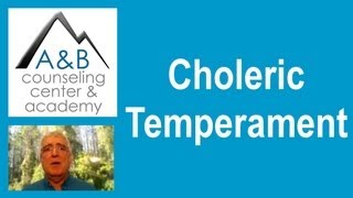 Choleric Temperament [upl. by Liebowitz]