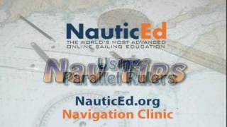 Coastal Navigation Sailing Courses  using parallel rulers [upl. by Osnola]