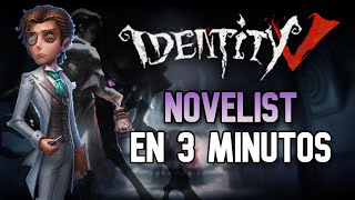 NOVELIST EN 3 MINUTOS 📓 ANTES DEL REWORK ¿Como se jugaba con Orpheus antes  IDENTITY V ESPAÑOL [upl. by Dallon320]