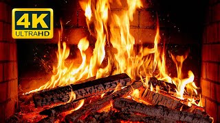 🔥 Cozy Fireplace 4K 12 HOURS Fireplace with Crackling Fire Sounds Crackling Fireplace 4K [upl. by Besnard]