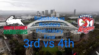 Rabbitohs vs Roosters Preliminary Final2023 NRL Custom Season [upl. by Trebuh726]