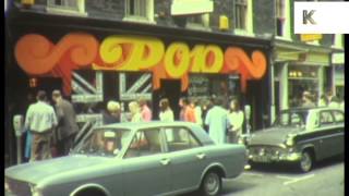 1960s Carnaby Street London Rare Unseen Colour Home Movie Footage [upl. by Newsom]