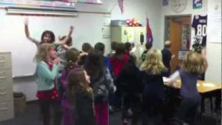 Division Rock Mr Davies 4th Grade Class Party Rock Anthem Cover [upl. by Naam]